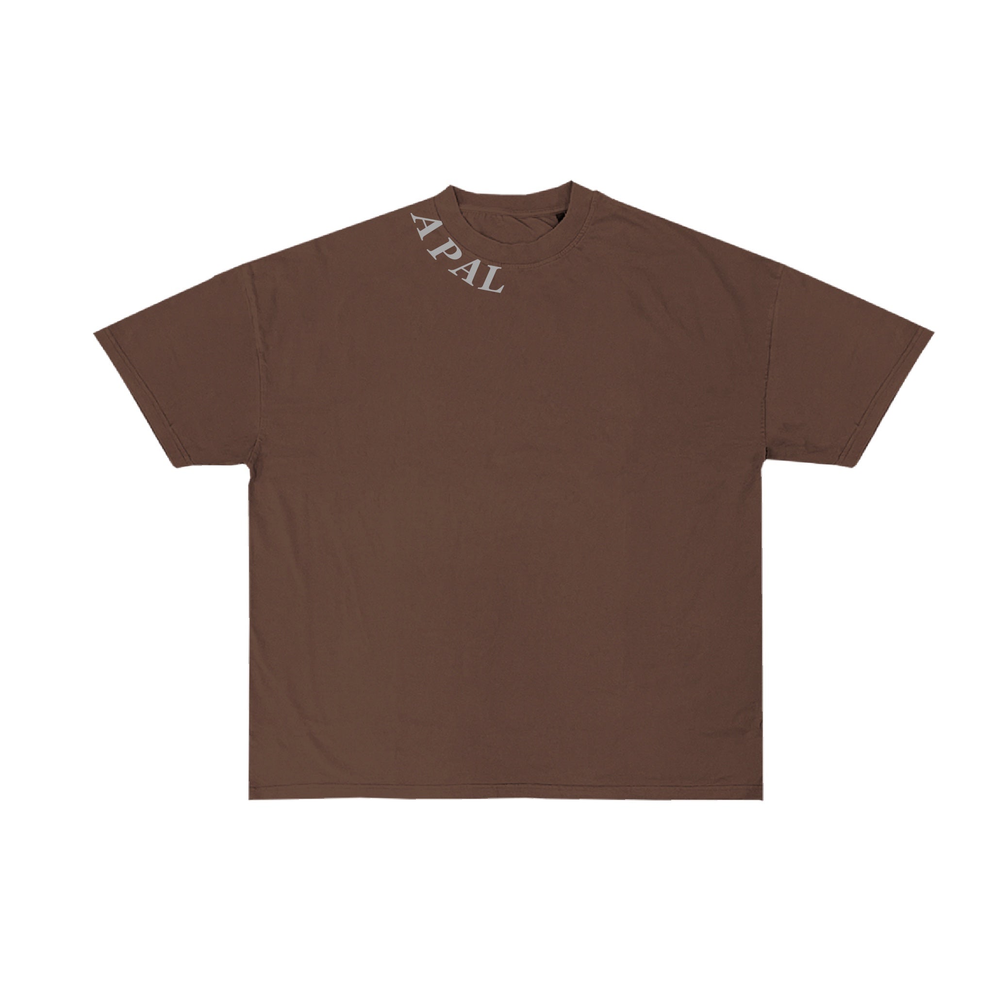 BASICS BROWN TEE (OVERSIZED)